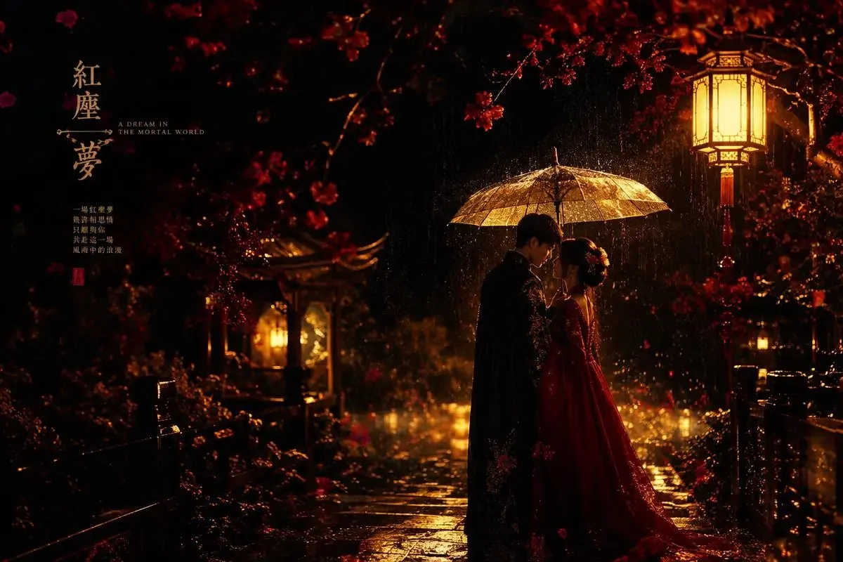 甜宠频道上新：《一钥钟情》雨夜撑伞片段出圈 - 网络短剧网站热门话题资讯封面